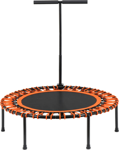 Trampolino da ginnastica portatile con barra regolabile sicura per interni per adulti <span class=keywords><strong>Mini</strong></span> trampolino pieghevole Fitness - Product Image 1