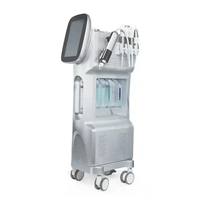 Appareil facial à bulles Hydra H2O2 9 en 1, dermabrasion à l'eau et jet d'hydrogène et d'oxygène, équipement de salon de beauté Aqua Peel