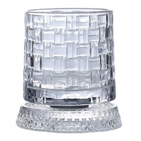 Verre Moderne Lumineux en Verre Cristal pour Whisky et Liqueurs – Tasse Haut de Gamme pour Café Glacé Américain – Gobelet Portable Unisexe