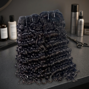 Frontales de Cabello Humano Remy Indio, Textura Rizada Profunda, Color Natural, Calidad Premium, 24 Pulgadas de Largo, Doble Trama a Máquina HD para Encaje - Product Image 3