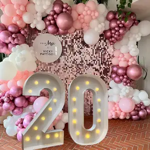 Marquee Light Up Numbers-Large Marquee Letter DIY Digital Party Kit For Birthday Party Decorations Baby Shower