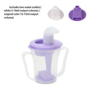 Tasse de paille en silicone pour bébé cylindroïde lavable de qualité alimentaire non toxique avec couvercles - Product Image 2