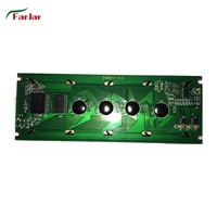 Modul LCD Grafis Hitam-Putih 240x64 FSTN dengan Lampu Latar LED Pengontrol T6963C Produsen Shenzhen