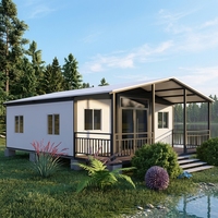 Casa Contenedor Modular Prefabricada de Lujo, Expandible, de 3 a 6 Dormitorios, 10 pies x 40 pies x 20 pies, Lista para Usar como Edificio de Oficinas