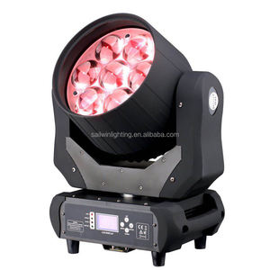 Aura Marc Professional Mini LED Zoom Luz con cabezal móvil 7x40W RGBW Wash Show Iluminación Luces de escenario con manual - Product Image 2
