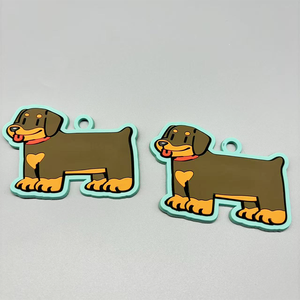 Parches de accesorios para prendas de vestir de marca personalizada con logotipo en relieve 3D, hechos de tela de cloruro de polivinilo suave y parches de goma - Product Image 5