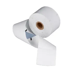 Qmatic Ticket Roll Voor Bank Atm Hight Kwaliteit Bedrukt Thermisch Papier Roll Ticket Roll