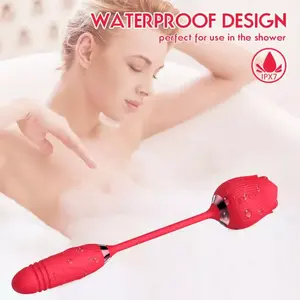DK Großhandel Rose Vibratoren mit Kugel vibrierende Ei G-Punkt Klitoris Stimulator Rose Spielzeug für Frauen Sexspielzeug