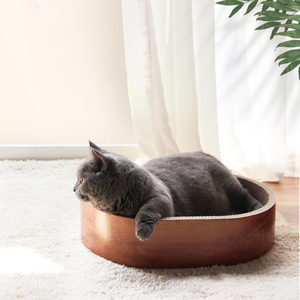 Produk hewan peliharaan 2025 Vietnam 3-in-1Cat <span class=keywords><strong>Scratcher</strong></span> bentuk L kayu dalam ruangan warna kucing menggaruk kardus besar - Product Image 6