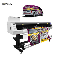 Impresora UV de Inyección de Tinta Automática ILOVEUV IUV2102 de 1.8m para Interiores y Exteriores, para Imprimir Papel Tapiz, Película Suave y Vinilo para Automóviles