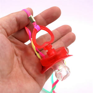 Barato suave brillante LED <span class=keywords><strong>silbato</strong></span> niños brillo chupete <span class=keywords><strong>silbato</strong></span> neón fiesta suministros - Product Image 2