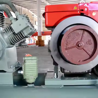 Industrial 7.5KW Compresores de aire Máquina Vertical Diesel Motor Gas Minería Tornillo Compresor Motor