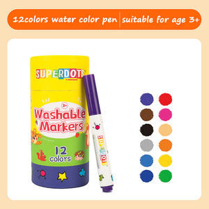 Aquarel Borstel Marker Pennen 12 Kleuren Kegel Penseel Tip Aquarel Pen Aquarel Penseel Marker Pennen Voor Kunst Tekenen Schilderij - Product Image 6