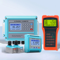 Outil de mesure liquide non invasif de débitmètre à ultrasons numérique portable pour les systèmes hydrauliques d'eau usée OEM