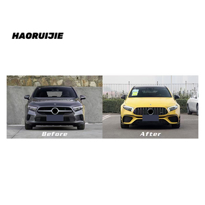 Estiramiento facial de coche para <span class=keywords><strong>mercedes</strong></span>-benz Clase A W177 Hatchback Upgrade <span class=keywords><strong>A45</strong></span> <span class=keywords><strong>S</strong></span> AMG Kit de modificación de parachoques - Product Image 2