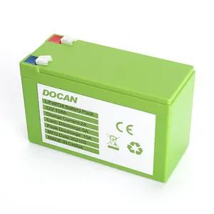 Docan Venda quente A Grade 3.2v Lifepo4 Bateria recarregável Lithium-ion 24v 12v 36v 10ah Bateria para bicicleta elétrica