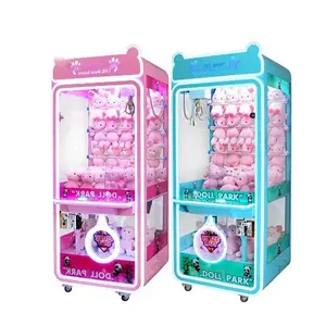 Nieuw Model Schattige Beren Spel Stad Pluche Kraan Speelgoed Automaat Arcade Roze Speelgoed Geschenkkraan Machine