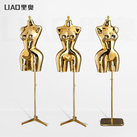Mannequin BBL Femme Grande Taille Corps Courbe Chrome Buste Demi-Corps Hanches Généreuses Style Brésilien