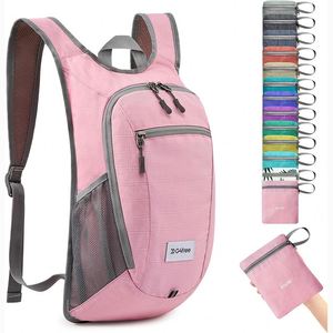 Muestra gratuita de mini mochila plegable impermeable de viaje, mochila plegable impermeable de nailon ligero para camping y vacaciones - Product Image 3