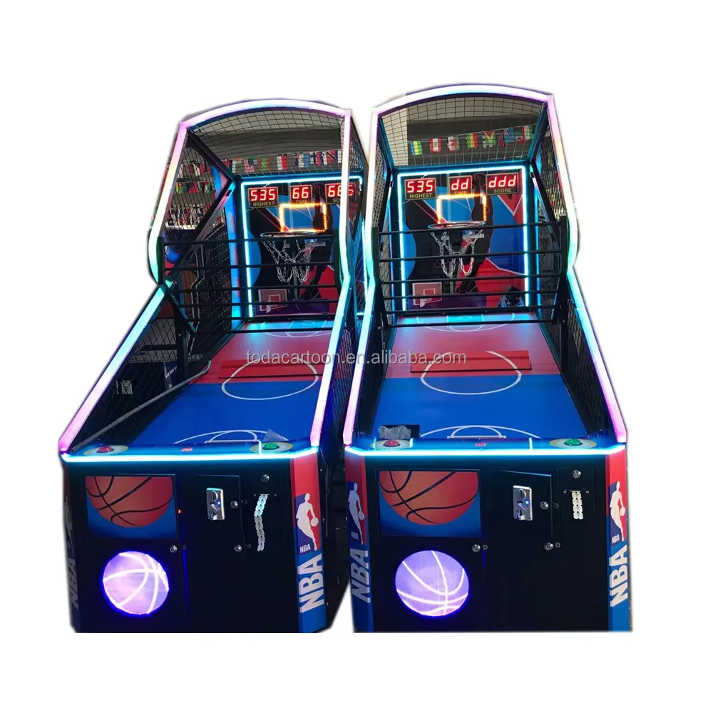 New Collapsible Wholesale Price Amusement Coin operated Shooting Street Basketball Arcade Game Machine