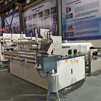 Machine de découpe à la scie à ruban automatique pour rouleaux de papier toilette, haute efficacité, fabriquée en Chine