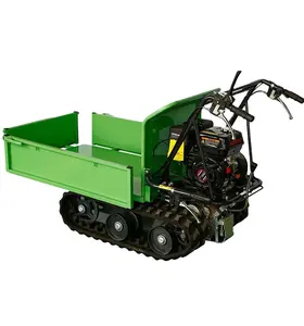 Yüksek verimli Mini bahçe traktörü taşıma 300kg küçük damper paletli Mini damper