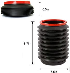 Poubelle télescopique portable pour voiture, bac de rangement pliable rond anti-fuite, mini seau d'eau rétractable pour la maison et l'extérieur - Product Image 4