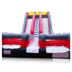 Chine Usine Grand Commercial Gonflable Dry Slide Bouncer Backyard Bounce House Grandes glissières gonflables doubles à vendre - Product Image 3