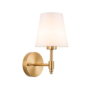 Modern <b>Wall</b> Lamp Copper Body White Shade Touch Control <b>Dimmable</b> <b>Led</b> <b>Wall</b> Mounted Bedroom Living Room <b>Lighting</b> - Product Image 4