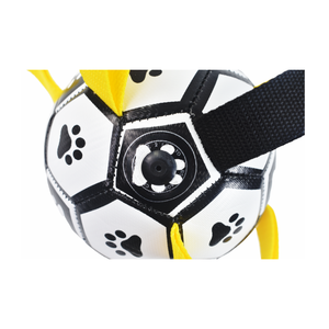 Pelota <span class=keywords><strong>de</strong></span> Fútbol <span class=keywords><strong>de</strong></span> Juguete con Asas <span class=keywords><strong>de</strong></span> Agarre y Diseño <span class=keywords><strong>de</strong></span> Huellas <span class=keywords><strong>de</strong></span> Patas para Jugar al Tira y Afloja <span class=keywords><strong>en</strong></span> Exteriores, Jardín o Playa - Product Image 5