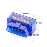 Mini Escáner OBD2 Bluetooth V1.5 Elm 327 V 1.5 Elm327 OBD 2, Adaptador OBDII Elm327 Elm-327, Lector de Códigos Automotriz, Herramienta de Diagnóstico para Automóviles