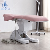 Salon spa table de massage cils faciaux chaise de tatouage lit de beauté électrique rose