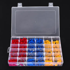 Kit <span class=keywords><strong>de</strong></span> Terminales <span class=keywords><strong>de</strong></span> Cable Aislados, Espátula para Crimpar Cables, Terminales <span class=keywords><strong>de</strong></span> Anillo, Terminales <span class=keywords><strong>de</strong></span> Horquilla, Terminales <span class=keywords><strong>de</strong></span> Anillo Enrollados - Product Image 4