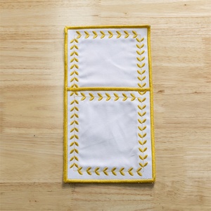 Vente en gros de serviettes de table en coton pur à bords brodés écologiques de mariage pour les restaurants en famille et les événements - Product Image 5