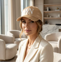 Cappellino da Baseball in Raso di Seta Personalizzato con Logo Ricamato 3D in Rilievo, Cappello Morbido in Raso Stile Dad Hat, Moda Casual Streetwear per Donne