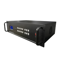 Conmutador de Video Matricial HDBT 4K 30Hz, Diseño Modular Enchufable 2x4, Matriz de Video sin Interrupciones para Señalización Digital y Pantallas
