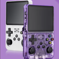 Consoles de jeux vidéo R36HD, écran couleur 3,5 pouces, 3000 mAh, prise en charge de la connexion TV, résolution 640x480, système H.OS-V1.2, nouvelle mise à niveau