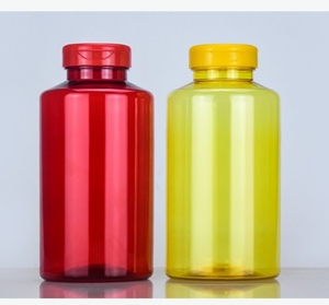 Thực phẩm cấp công suất lớn 500ml vỏ sò dầu cá viên nang Y Chai nhựa PET sản phẩm chăm sóc sức khỏe cho thuốc - Product Image 4