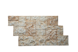 Panel de Espuma de Poliuretano para Paredes, Tipo Ladrillo de Piedra <span class=keywords><strong>Caliza</strong></span> Triturada, para Exteriores, Decoración de Patios y Paisajismo - Product Image 2