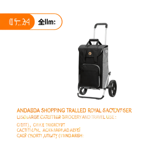 Carrito de compras Andersen Royal Shopper Liska, carrito plegable de gran capacidad para uso en compras y viajes - Product Image 2