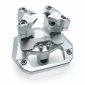 อะไหล่รถจักรยานยนต์ อะไหล่สกู๊ตเตอร์ไฟฟ้า ฐานแฮนด์อะลูมิเนียม CNC สำหรับ NIU N1S NGT U+B ฐานแฮนด์จักรยานไฟฟ้าจากโรงงานโดยตรง - Product Image 6