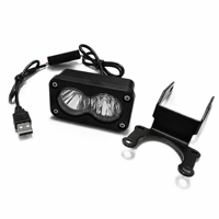 Phare LED USB à double lentille Trontech, IP67 Plug & Play, éclairage avant Baja pour Surron Light Bee X, Talaria, Segway E-Moto, Dirt Bike