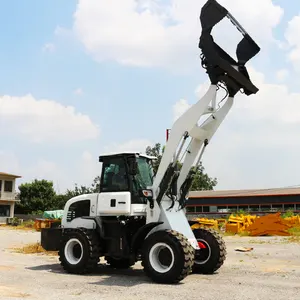 Side boom mesin muatan depan mobil atv bucket grple backo avant mini depan lori mesin pemuat depan 980