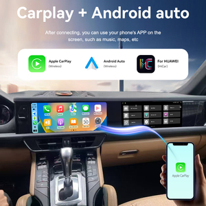 Wireless double 12.3&quot; Touch Screen Auto Radio GPS Android 13 For Porsche Cayenne 2011-2017 Navigation Multimedia <strong>Player</strong> - Product Image 5