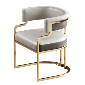 Современный роскошный кожаный сетчатый офисный стул с вращающимся сиденьем для дома и отеля - Product Image 1