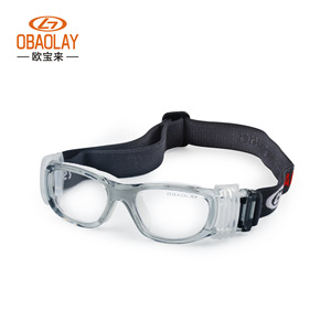 OBAOLAY Sport <b>Glasses</b> Full Rim Anti-Fog UV400 Basketball Sports Eyewear <b>Adjustable</b> Strap - Product Image 3