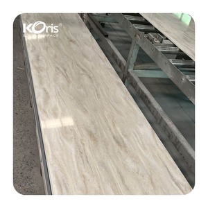 Pierre artificielle Koris 3660x760mm 12mm d'épaisseur Matériau de surface solide pur 100% acrylique Surface solide pour plan de toilette de salle de bain - Product Image 6