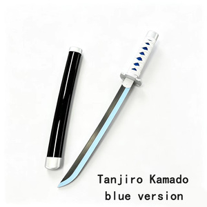 Spada in Plastica da 43cm/16.93in dell'Anime <span class=keywords><strong>Demon</strong></span> <span class=keywords><strong>Slayer</strong></span>, Lama Nichirin di Tanjiro Kamado e Zenitsu Agatsuma, Accessorio per Cosplay - Product Image 5