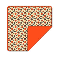 Couverture pour bébé en bambou tricoté personnalisée avec imprimé fantôme d'Halloween, literie chaude et confortable imprimée pour les nouveau-nés