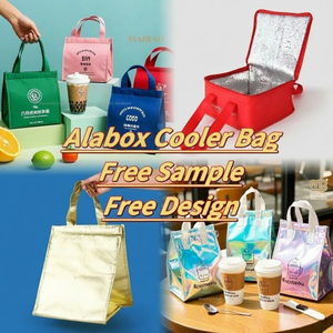 Bolsa Térmica Personalizada Desechable de Tela No Tejida para Comida para Llevar, Bebidas Frías y Calientes, <span class=keywords><strong>Café</strong></span>, Empaque para Restaurante, Bolsa para Llevar para Entrega de Vasos - Product Image 2